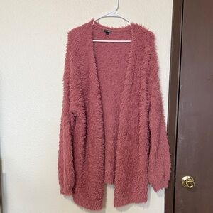 Wild Fable Soft Pink Fuzzy Cardigan